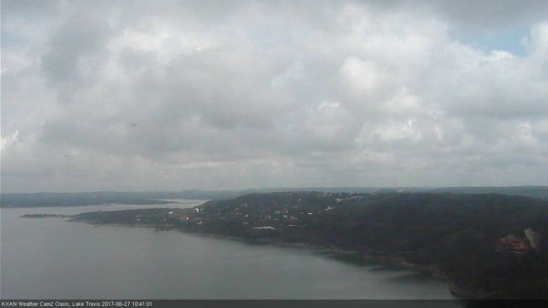 Lake Travis webcam, June 27, 2017 10:05 AM CT