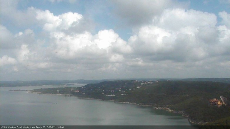 Lake Travis webcam, June 27, 2017 10:20 AM CT