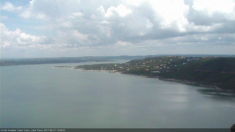 Lake Travis webcam, June 27, 2017 12:05 PM CT