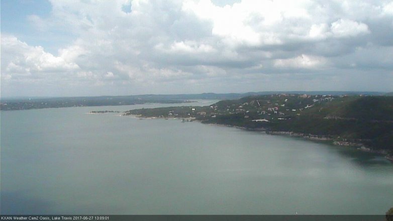 Lake Travis webcam, June 27, 2017 12:25 PM CT