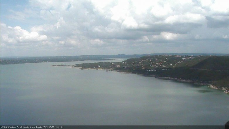 Lake Travis webcam, June 27, 2017 12:30 PM CT