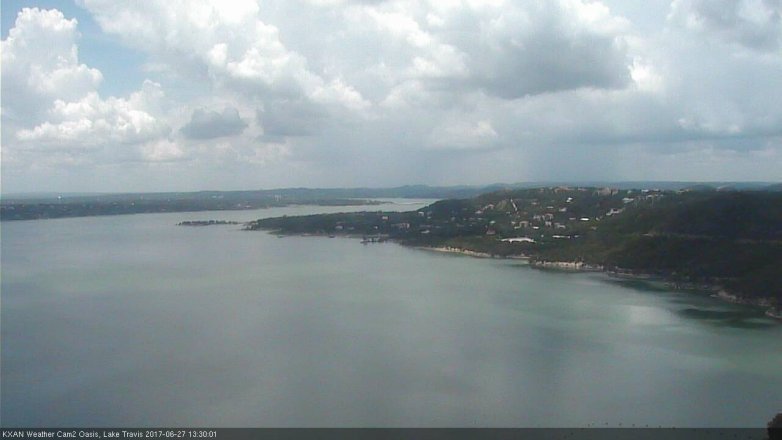 Lake Travis webcam, June 27, 2017 12:35 PM CT