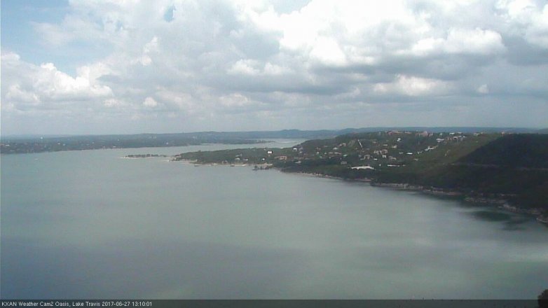 Lake Travis webcam, June 27, 2017 12:40 PM CT