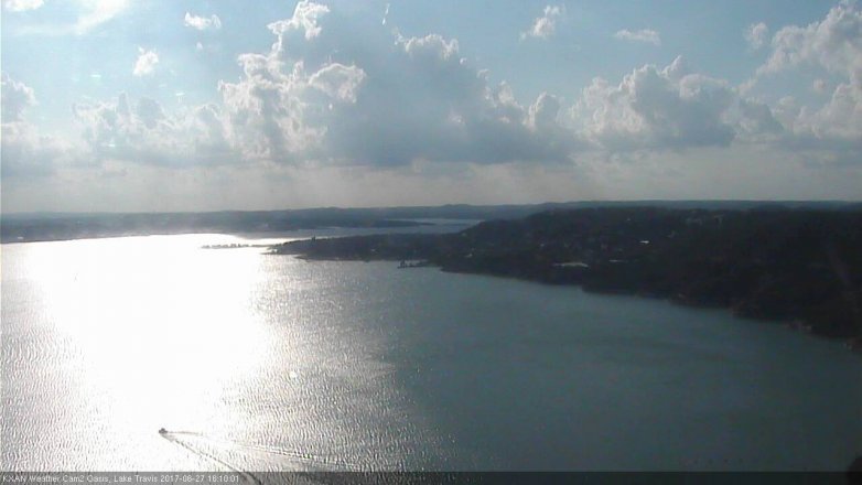 Lake Travis webcam, June 27, 2017 5:15 PM CT