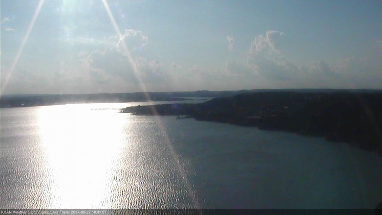 Lake Travis webcam, June 27, 2017 5:50 PM CT