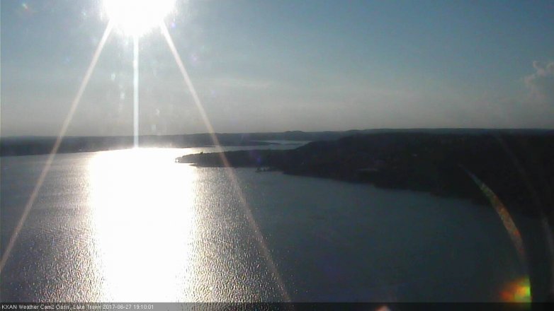 Lake Travis webcam, June 27, 2017 6:20 PM CT