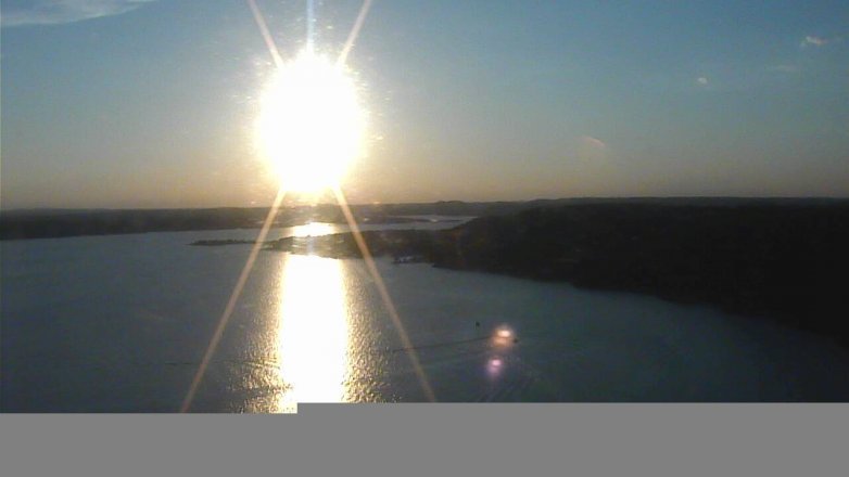 Lake Travis webcam, June 27, 2017 7:20 PM CT