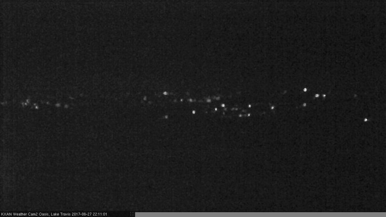 Lake Travis webcam, June 27, 2017 9:35 PM CT