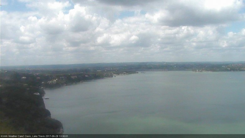 Lake Travis webcam, June 28, 2017 12:55 PM CT