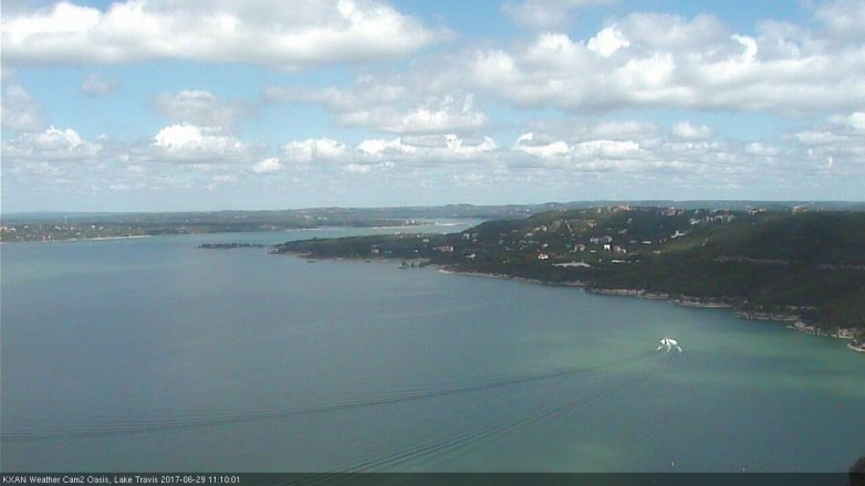 Lake Travis webcam, June 29, 2017 10:25 AM CT