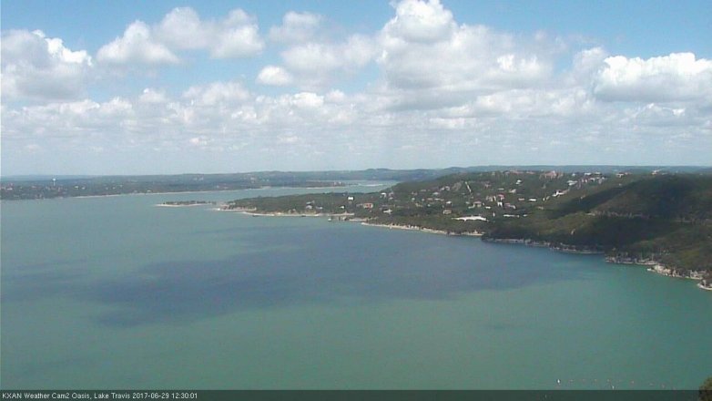 Lake Travis webcam, June 29, 2017 11:40 AM CT