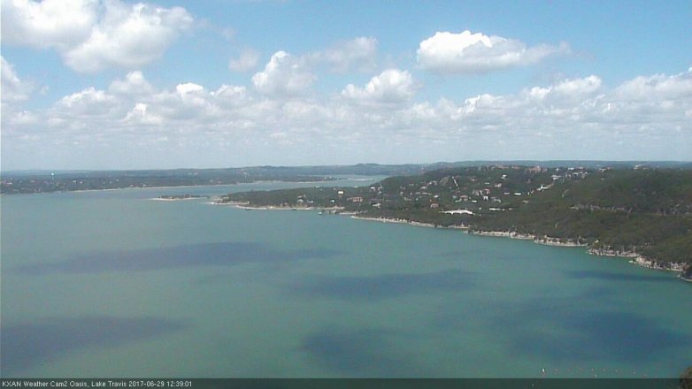 Lake Travis webcam, June 29, 2017 11:50 AM CT