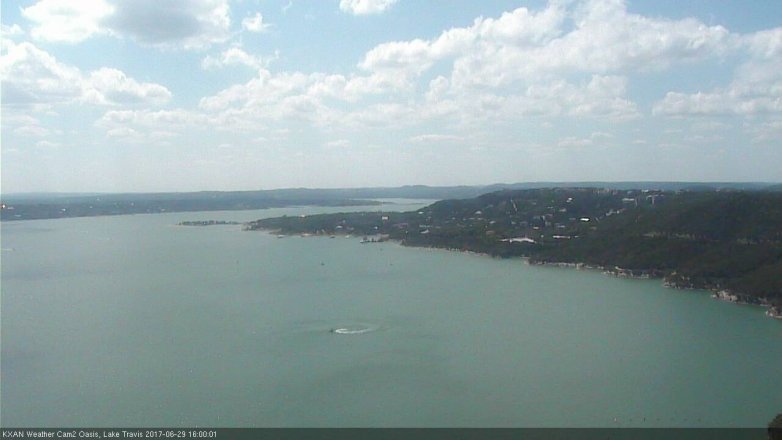 Lake Travis webcam, June 29, 2017 3:30 PM CT