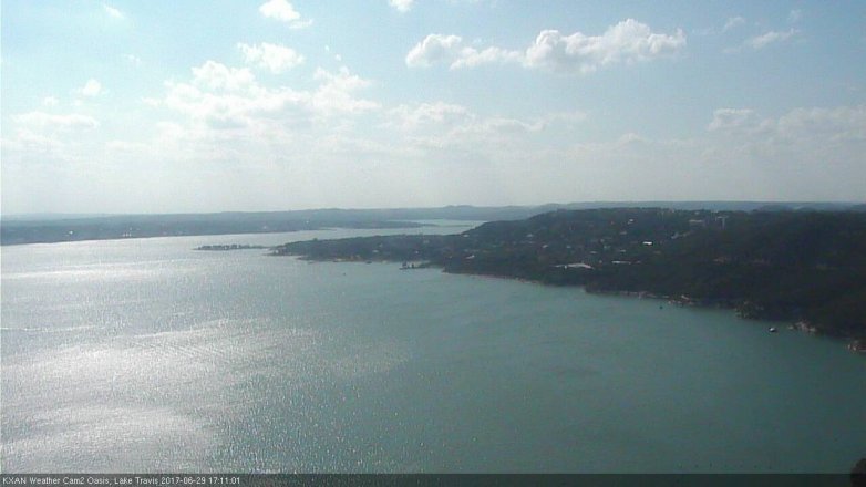 Lake Travis webcam, June 29, 2017 4:30 PM CT