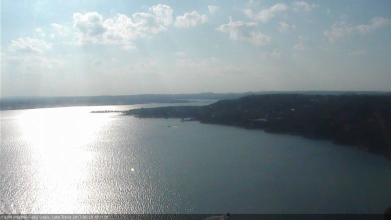 Lake Travis webcam, June 29, 2017 5:15 PM CT