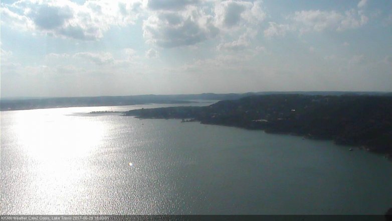 Lake Travis webcam, June 29, 2017 5:20 PM CT