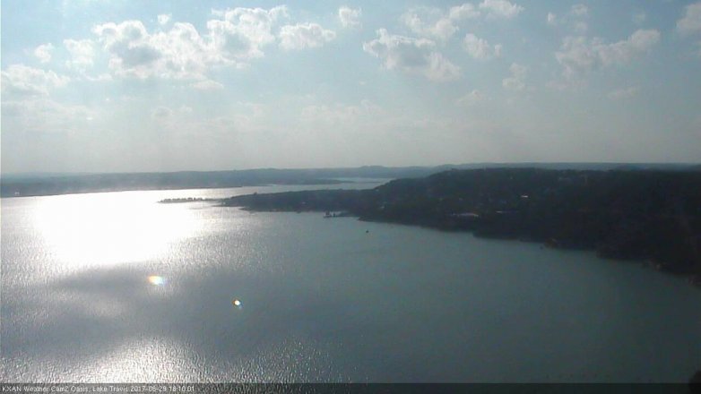 Lake Travis webcam, June 29, 2017 5:30 PM CT