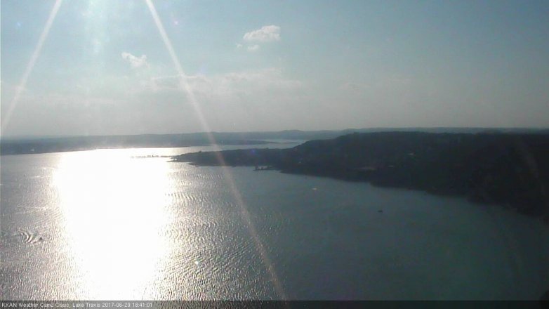 Lake Travis webcam, June 29, 2017 6:00 PM CT
