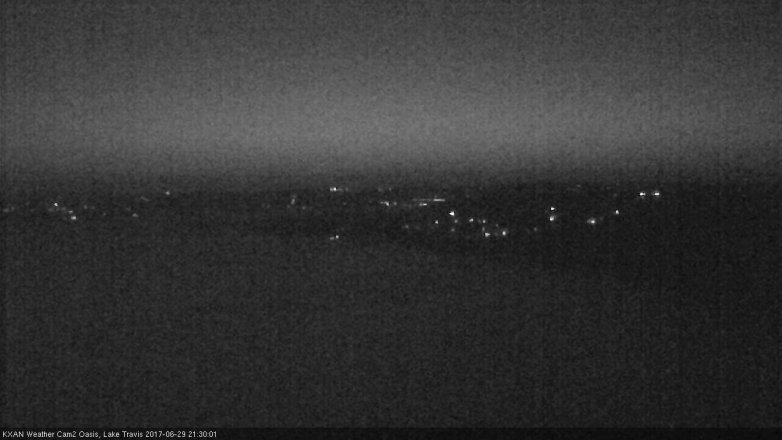 Lake Travis webcam, June 29, 2017 8:45 PM CT