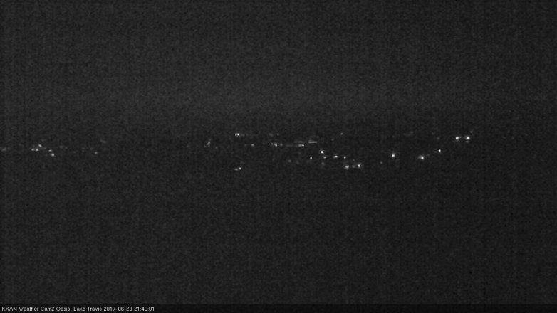 Lake Travis webcam, June 29, 2017 8:50 PM CT