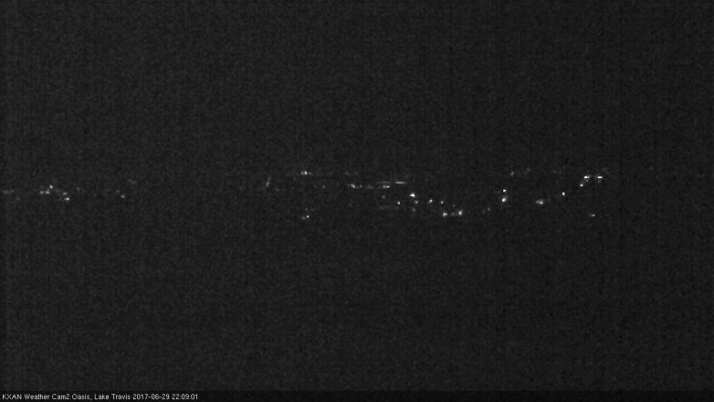 Lake Travis webcam, June 29, 2017 9:25 PM CT
