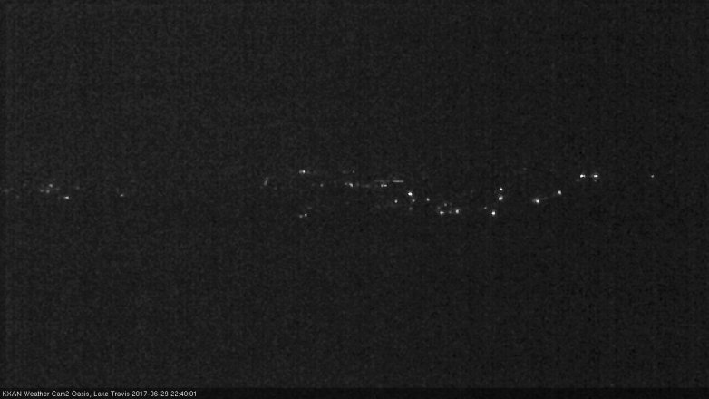 Lake Travis webcam, June 29, 2017 9:50 PM CT