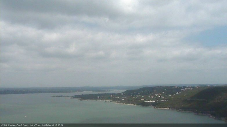 Lake Travis webcam, June 30, 2017 11:20 AM CT