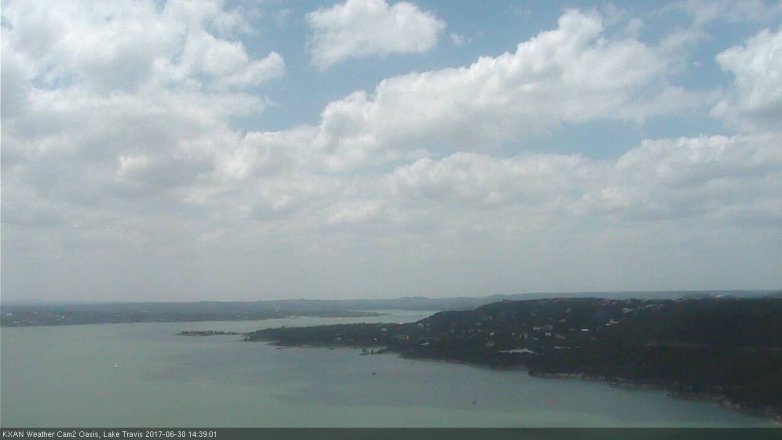 Lake Travis webcam, June 30, 2017 2:00 PM CT