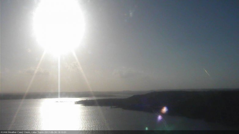 Lake Travis webcam, June 30, 2017 6:40 PM CT