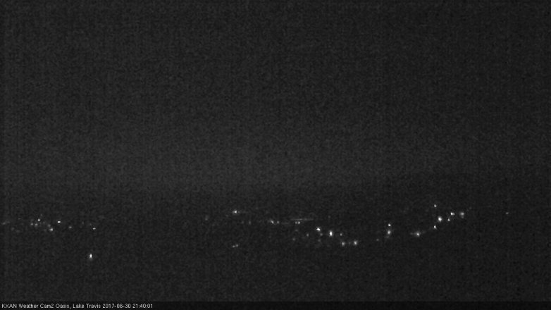 Lake Travis webcam, June 30, 2017 8:45 PM CT