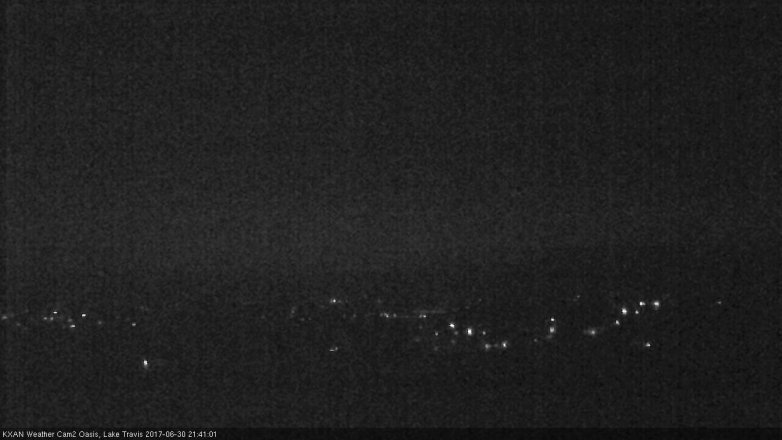 Lake Travis webcam, June 30, 2017 8:50 PM CT