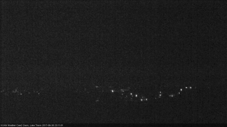 Lake Travis webcam, June 30, 2017 10:20 PM CT