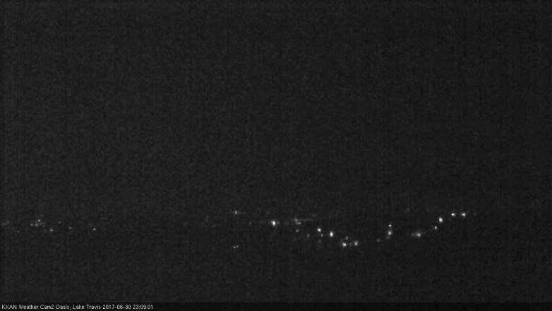 Lake Travis webcam, June 30, 2017 10:30 PM CT