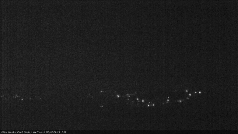Lake Travis webcam, June 30, 2017 10:35 PM CT