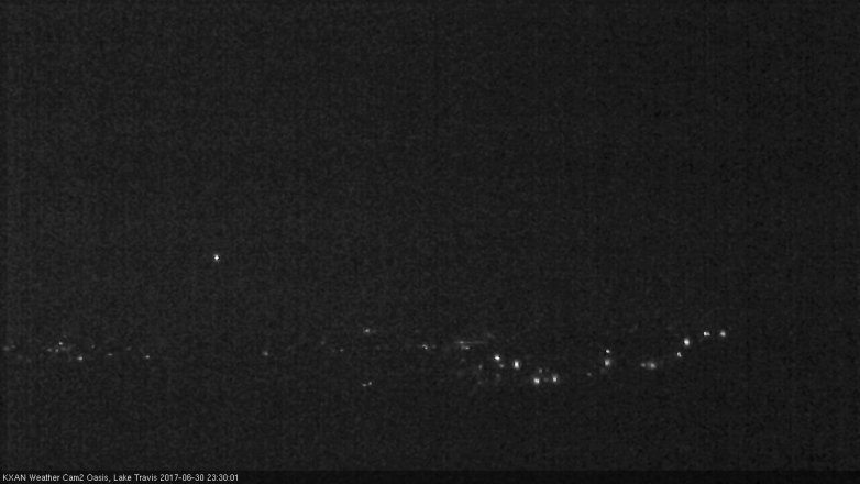 Lake Travis webcam, June 30, 2017 10:40 PM CT