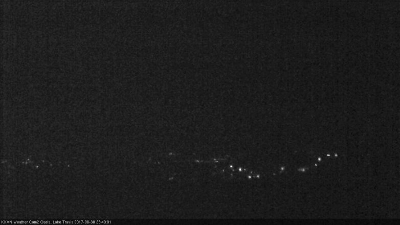 Lake Travis webcam, June 30, 2017 10:50 PM CT