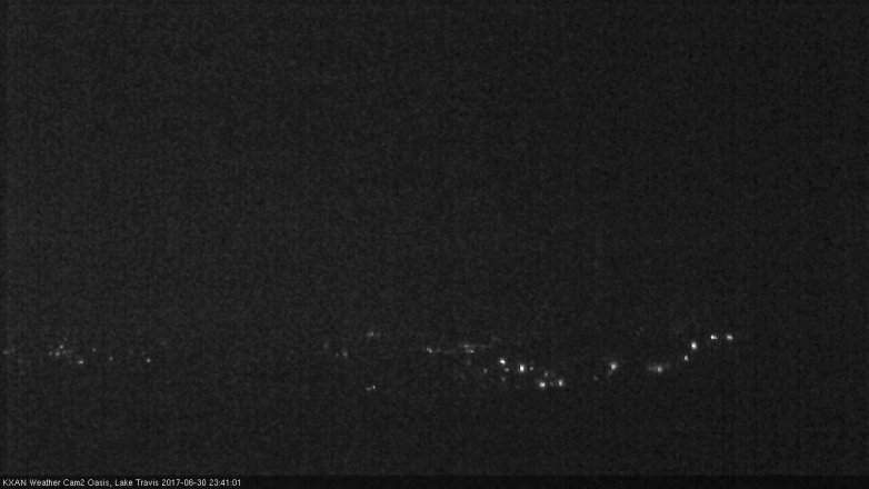 Lake Travis webcam, June 30, 2017 11:00 PM CT