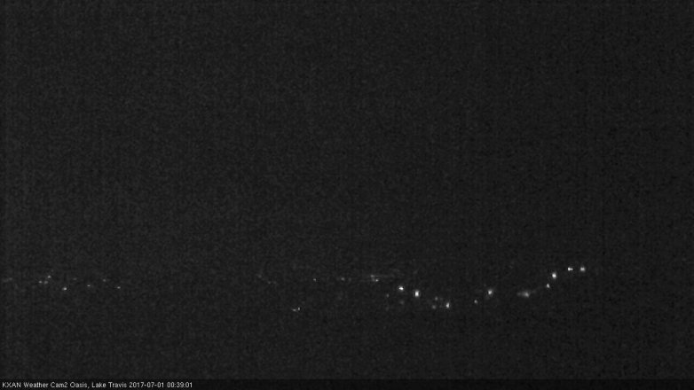Lake Travis webcam, June 30, 2017 11:50 PM CT