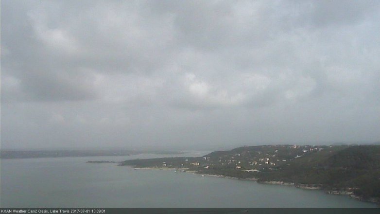 Lake Travis webcam, July 1, 2017 9:15 AM CT