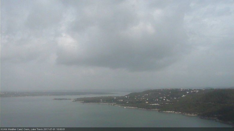 Lake Travis webcam, July 1, 2017 9:20 AM CT