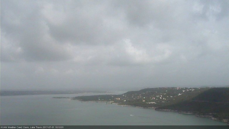 Lake Travis webcam, July 1, 2017 9:30 AM CT
