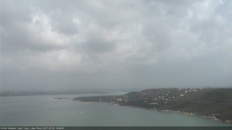 Lake Travis webcam, July 1, 2017 9:45 AM CT