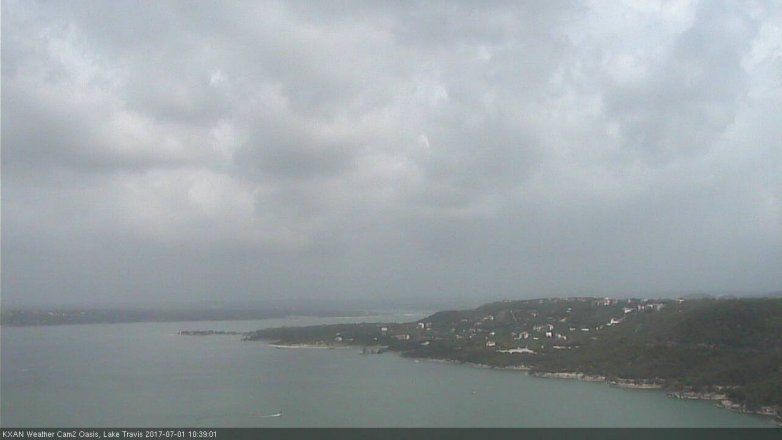 Lake Travis webcam, July 1, 2017 10:00 AM CT