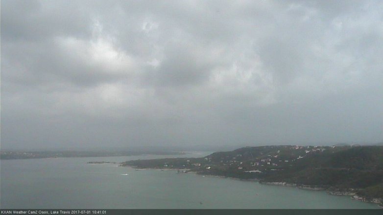 Lake Travis webcam, July 1, 2017 10:10 AM CT