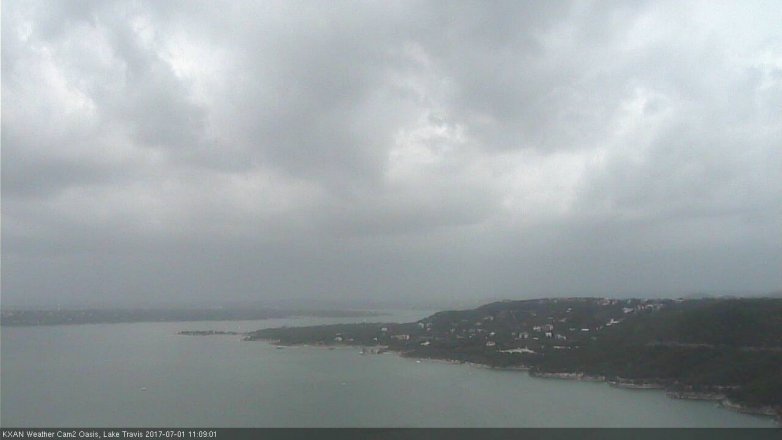 Lake Travis webcam, July 1, 2017 10:20 AM CT