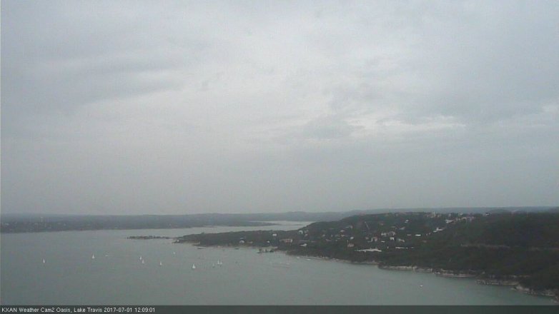 Lake Travis webcam, July 1, 2017 11:25 AM CT
