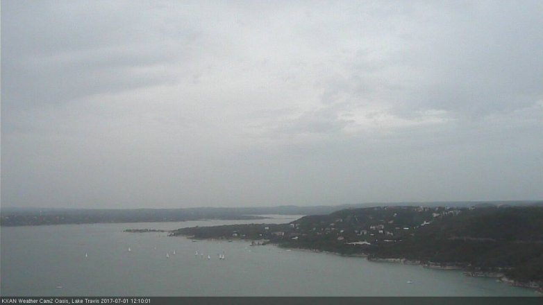 Lake Travis webcam, July 1, 2017 11:35 AM CT
