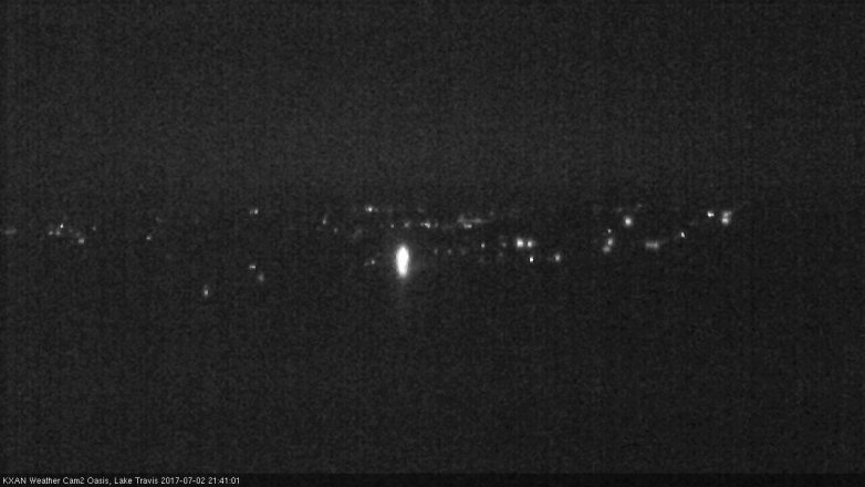 Lake Travis webcam, July 2, 2017 9:10 PM CT