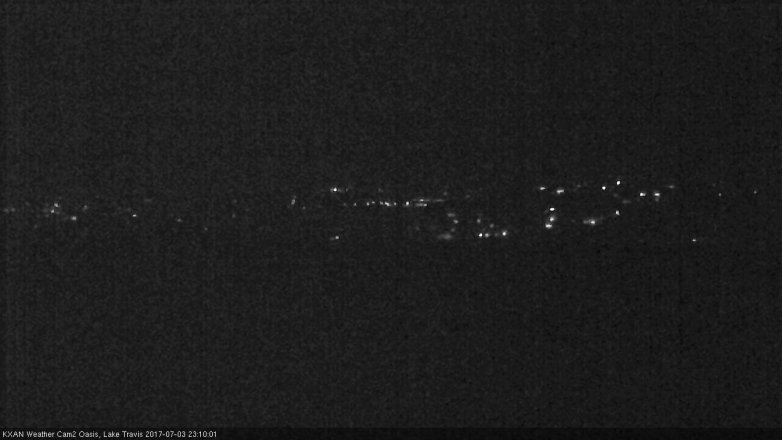 Lake Travis webcam, July 3, 2017 10:35 PM CT