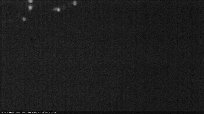 Lake Travis webcam, July 4, 2017 10:35 PM CT